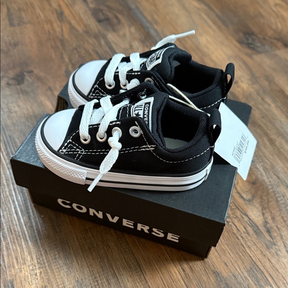 Converse Low Top Toddler Sneakers Black